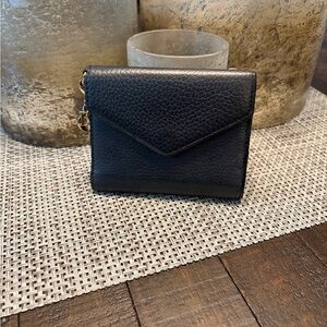 ❌SOLD❌ Dior Black Leather compact Wallet